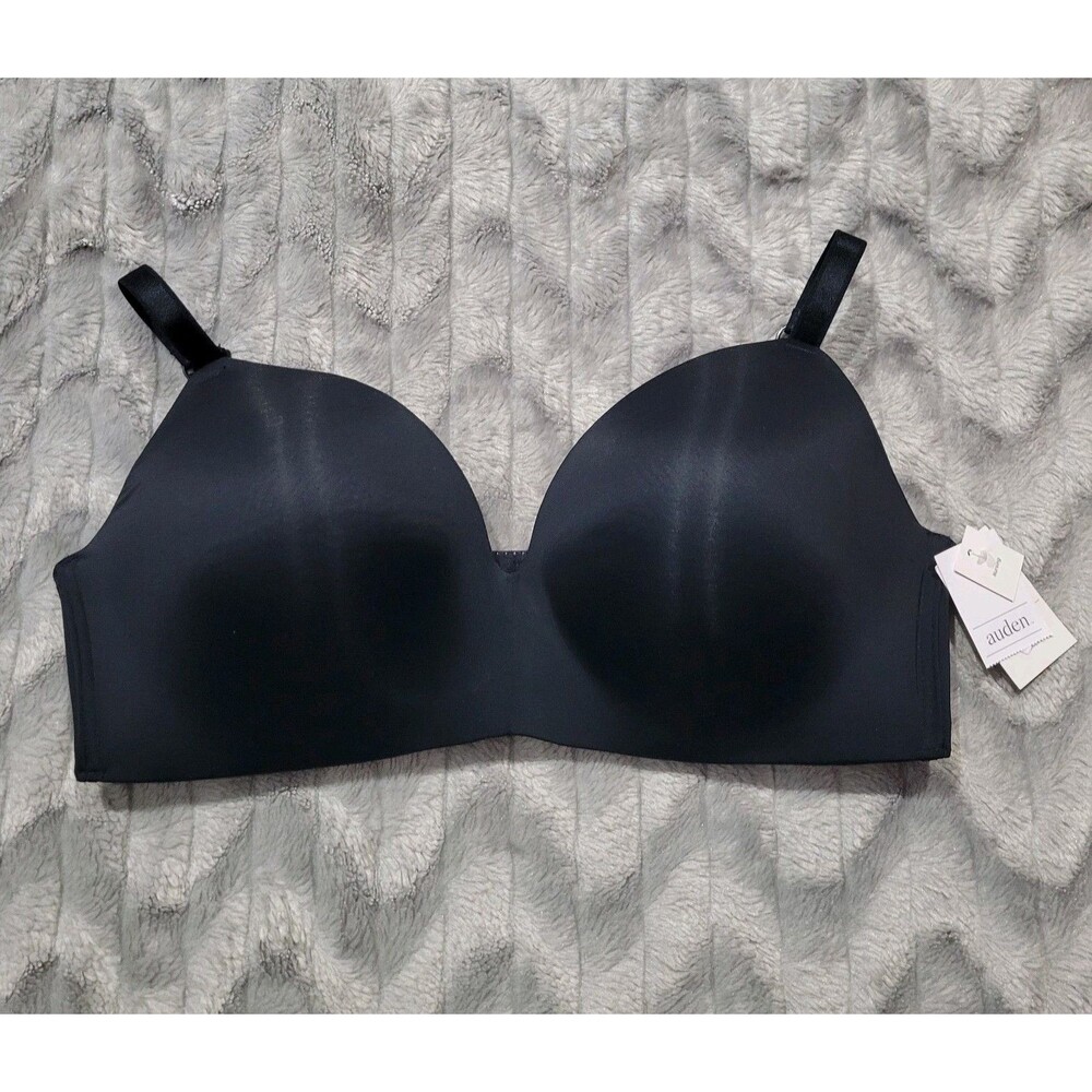 Auden 40DD Black Nursing Bra Padded Cups Wire Free NWT